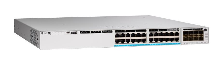 C9300-24H-1E Cisco Catalyst 9300 Series 9300-24H 24 x RJ-45 Ports UPoE+ 10/100/1000Base-T Layer 3 Managed Rack-mountable Gigabit Ethernet Network Switch (Refurbished)