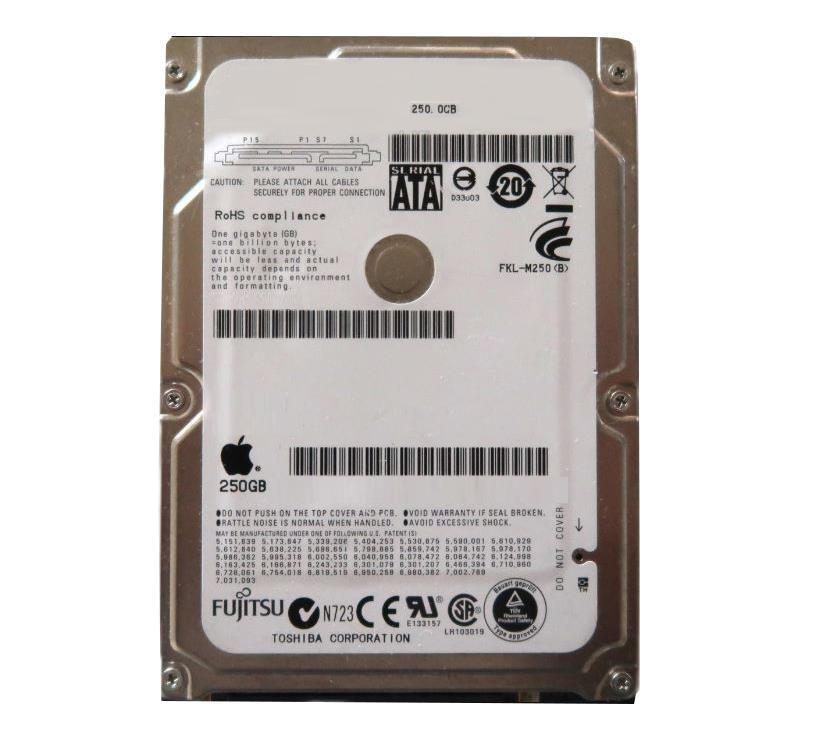 CA06846-B20000SN Fujitsu Mobile 250GB 4200RPM SATA 1.5Gbps 8MB Cache 2.5-inch Internal Hard Drive