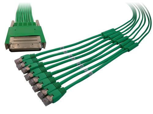 CAB-HD8-KIT Cisco High-Density 8-Port Asynchronous Cable with 8 DB-25 Modem Connectors