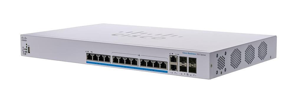 CBS350-12NP-4X-IN= Cisco Business 350 Series CBS350-12NP-4X 12 x Ports PoE+ 5GBase-T + 2 x Copper SFP+ Combo Ports + 2 x SFP+ Ports L3 Managed Rack-mountable GE Network Switch (Refurbished)