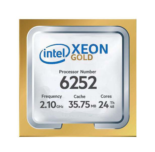 CD8069504194401 Intel Xeon Gold 6252 24-Core 2.10GHz 35.75MB Cache Socket FCLGA3647 Processor