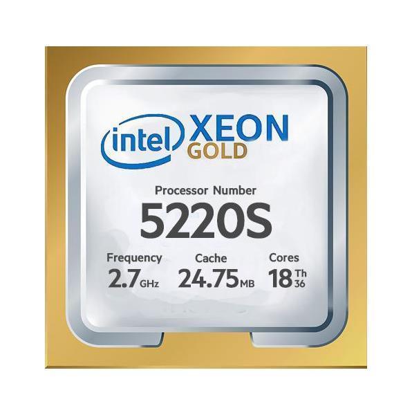 CD8069504283804 Intel Xeon Gold 5220S 18-Core 2.70GHz 24.75MB Cache Socket FCLGA3647 Processor