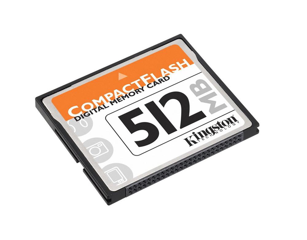 CF/512FE Kingston 512MB CompactFlash (CF) Memory Card