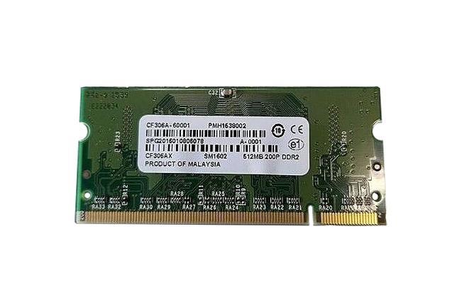 CF306A HP 512MB DDR2 200-Pin non-ECC DIMM Memory Module
