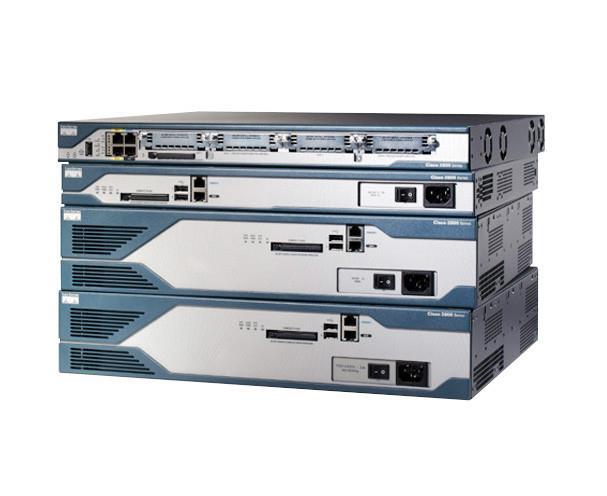 CISCO2801-RF Cisco 2801 Integrated Services Router 2 x PVDM, 1 x CompactFlash (CF) Card 2 x 10/100Base-TX LAN, 1 x USB