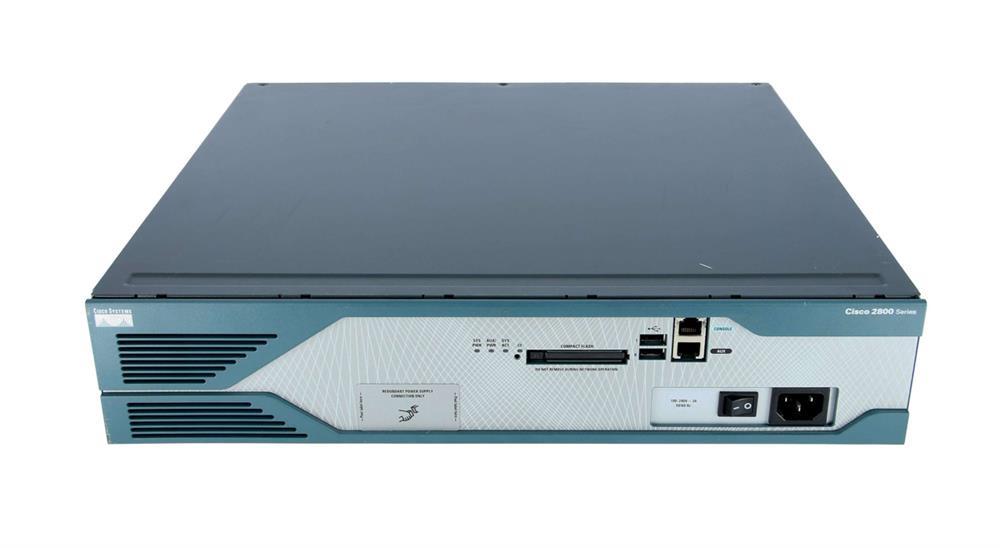 CISCO2821-V/K9 Cisco 2821 Router with Voice Bundle with PVDM2-32 and IOS SP SVCS (Refurbished)