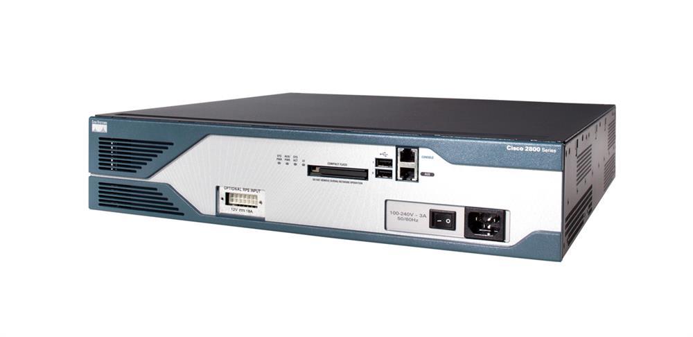 CISCO2851-SRST/K9 Cisco 2851 Voice Bundle With PVDM2-48 SRST 72 User License and SP Services (Refurbished)