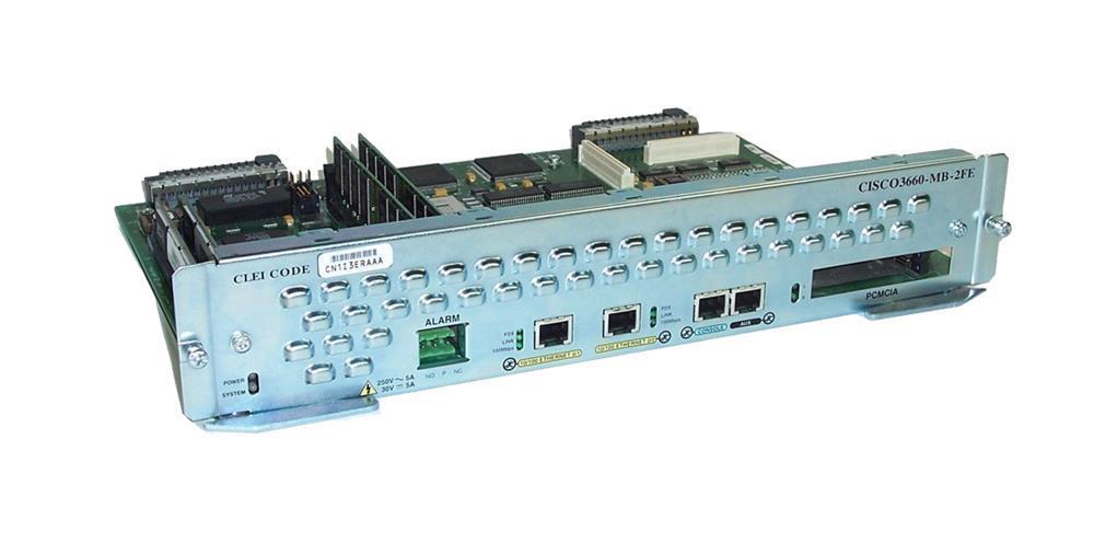 CISCO3660-MB-2FE Cisco Dual Port Fast Ethernet Motherboard Spare for Cisco 3660 (Refurbished)
