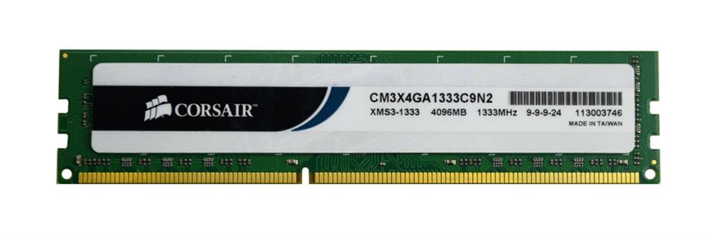 CM3X4GA1333C9N2 Corsair 4GB DDR3 PC10600 Memory