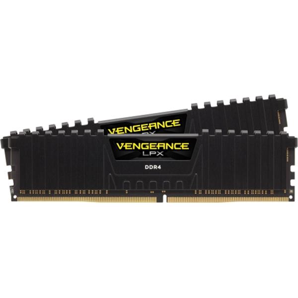 CMK16GX4M2B3000C15 Corsair Vengeance LPX Black 16GB Kit (2 X 8GB) PC4-24000 DDR4-3000MHz non-ECC Unbuffered CL15 (15-17-17-35) 288-Pin DIMM 1.35V Memory