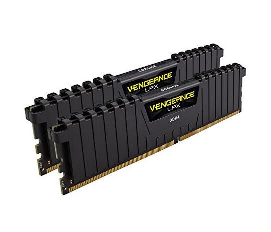 CMK32GX4M2A2400C14 Corsair Vengeance LPX 32GB Kit (2 X 16GB) PC4-19200 DDR4-2400MHz non-ECC Unbuffered CL14 (14-16-16-31) 288-Pin DIMM Memory