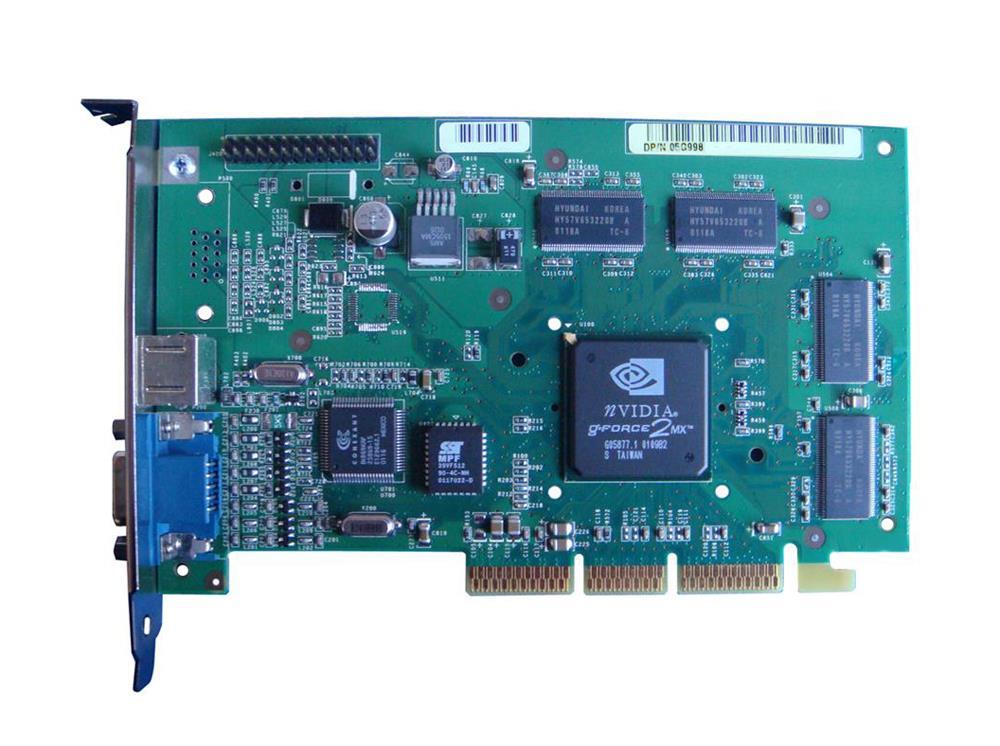 CN-05G998-69700 Nvidia 32MB AGP Video Graphics Card With VGA S-Video Outputs