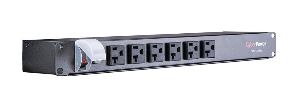 CPS-1220RM Cyber Power 20A 12 x NEMA 5-20R 1800VA 1U Rack-Mount Power Distribution Unit (PDU) (Refurbished)