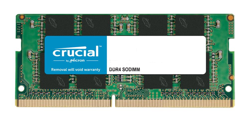 CT32G4SFD8266 Crucial 32GB PC4-21300 DDR4-2666MHz non-ECC Unbuffered CL19 260-Pin SoDimm 1.2V Dual Rank Memory Module