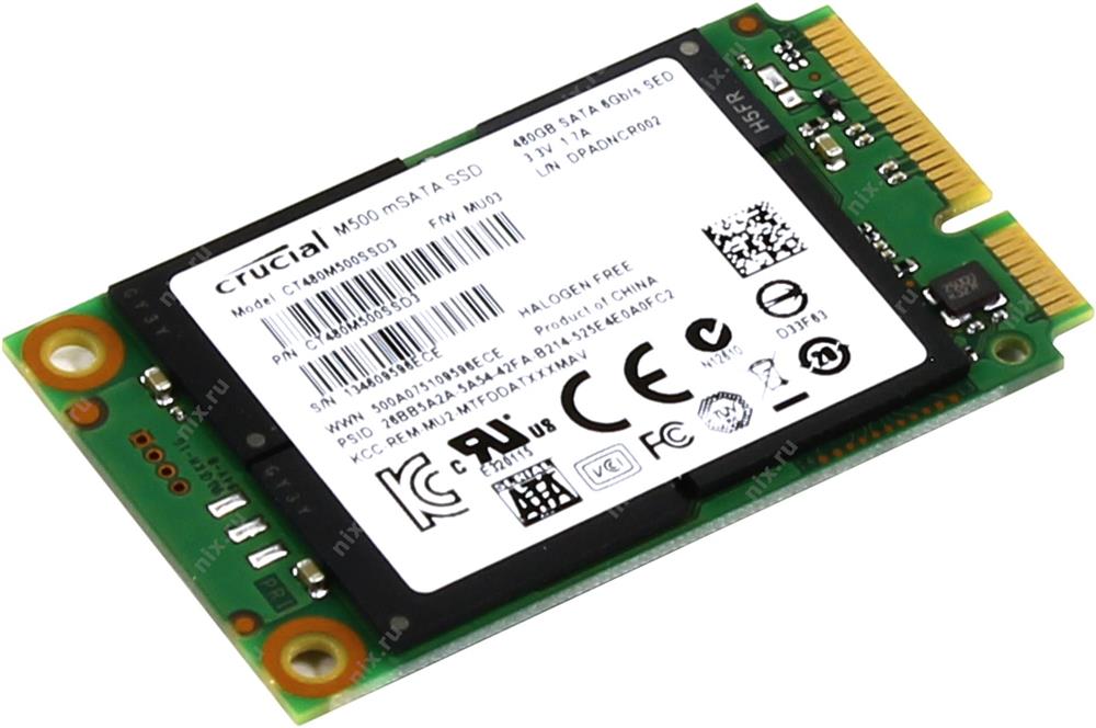 CT480M500SSD3 Crucial 480GB SATA 6.0 Gbps SSD