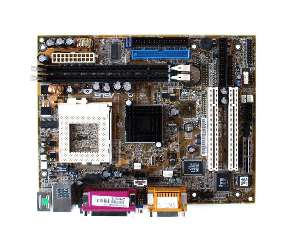 CUWEFX1 ASUS Socket 370 Intel 810E Chipset Intel Pentium III/ Celeron Processors Support SDRAM 2x DIMM 2x ATA-66 Flex-ATX Motherboard (Refurbished)