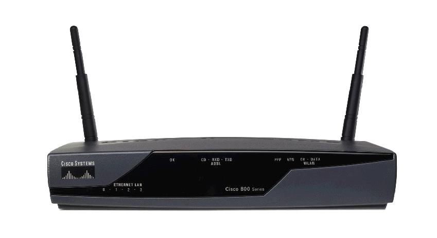 CISCO871W-G-E-K9 Cisco 870 Dual E Sec Rtr With 802.11g Etsi Compliant (Refurbished)