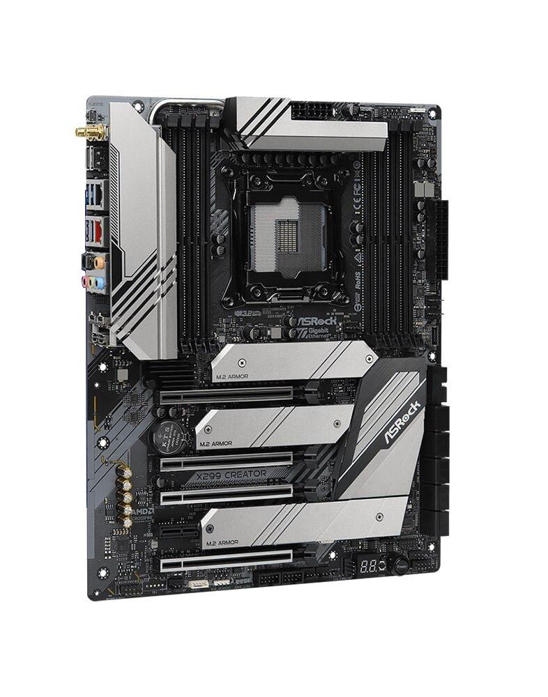 Creator X299 MSI Socket LGA 2066 Intel X299 Chipset Core X Series Processors Support DDR4 8 DIMM 8x SATA 6.0Gb/s Extended-ATX Motherboard (Refurbished)