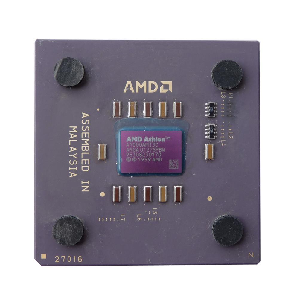 D1000AMT1B AMD Duron 1.00Ghz 100MHz FSB 64KB L2 Cache Socket 462 Processor