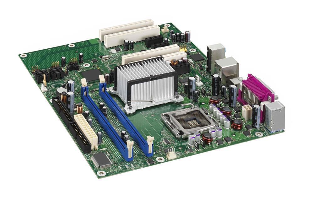 D32731-407 Intel D945PLRN Desktop Motherboard Socket LGA-775 800MHz FSB 1 x Processor Support (Refurbished)