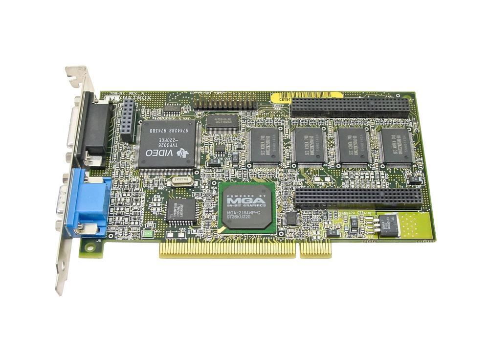 D3568-69102 HP Matrox Millenium II 4MB Dual Head PCI Graphics Controller Card
