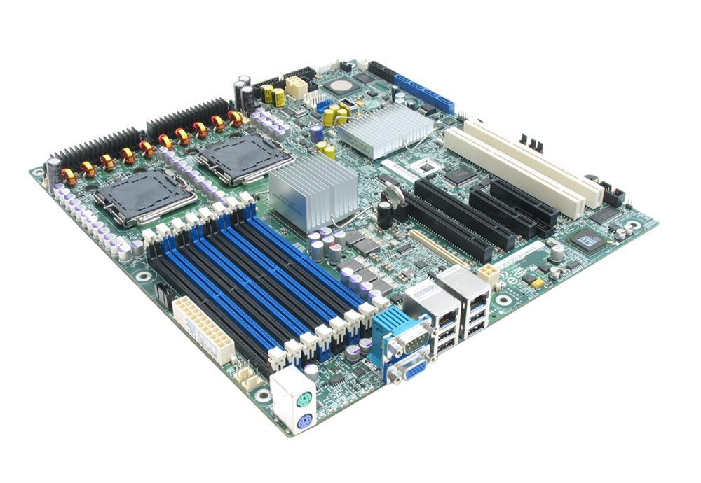 D44771-721 Intel S5000PSLSATA Socket LGA 771 Intel 5000P + ICH7 Chipset Dual Core Xeon Processors Processor Support DDR2 4x DIMM 6x SATA 3.0Gb/s SSI EEB Server Motherboard (Refurbished)