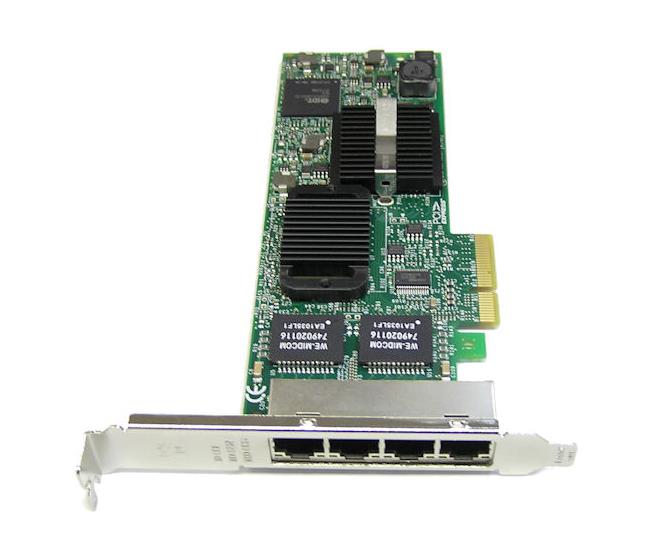D985J Dell Quad-Ports RJ-45 1Gbps 10Base-T/100Base-TX/1000Base-T Gigabit Ethernet PCI Express Low-Profile Server Network Adapter