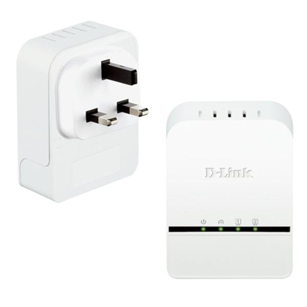 DHP-329AV/E D-Link PowerLine AV 500 2-Port Mini Adapter