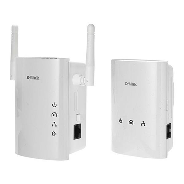 DHP-W307AV/B D-Link 200Mbps PowerLine AV Wireless N Starter Kit (Refurbished)