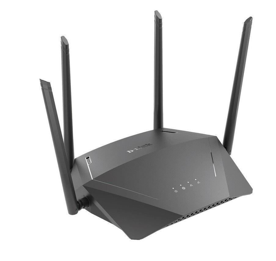 DIR-1750-US D-Link Systems Smart AC1750 High Powe Gigabit Ethernet 802.11ac 4-Ports RJ-45 Wireless Router (Refurbished)