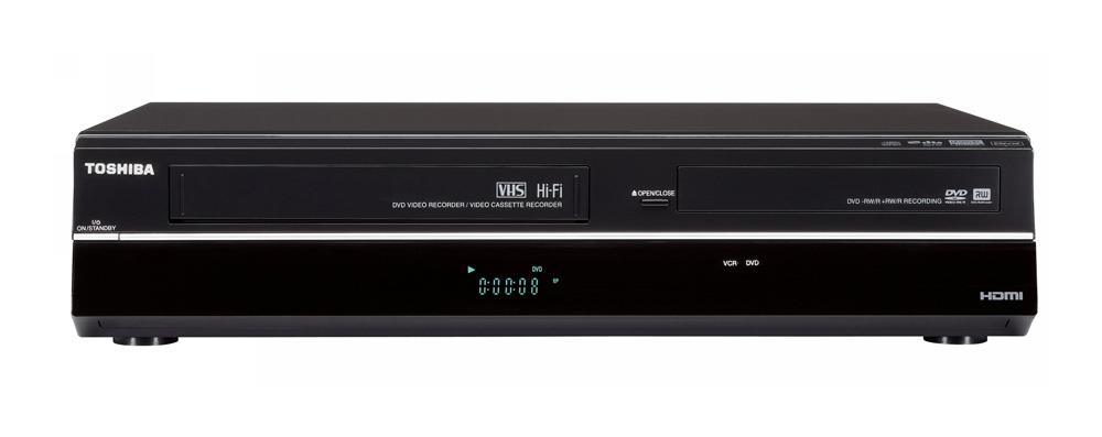 DVR670 Toshiba DVD/VCR Combo DVD+R/RW, DVD-R/RW, CD-RW, VHS DVD Video, Video CD, SVCD, CD-DA, JPEG, DivX, Picture CD, MP3, WMA Playback Progressive Scan 8Hour Recording Black (Refurbished)