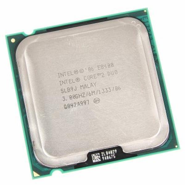 E8400 Intel Core 2 Duo Dual-Core 3.00GHz 1333MHz FSB 6MB L2 Cache Socket LGA775 Processor