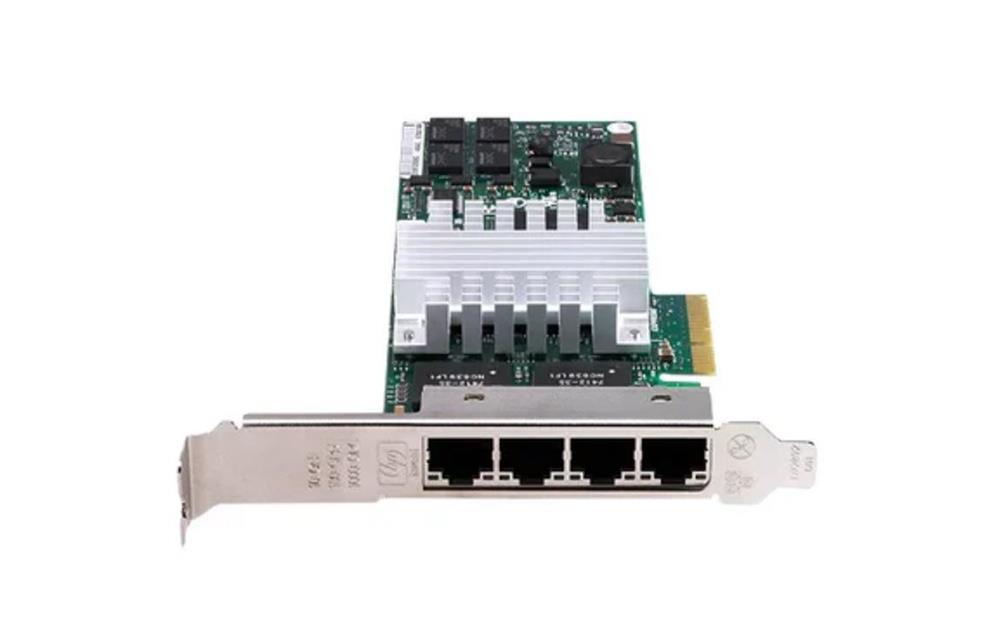 E84075-005-I350-T4 Intel 4-Port 1Gb/s RJ-45 GE 1000Base-T Network Card