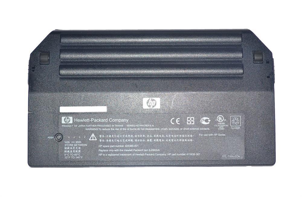 EJ092AAB13 HP 12-Cell Li-ion Ultra Battery for 6715s 6510b 6710b 6715b 6910p Notebook PCs (Refurbished)