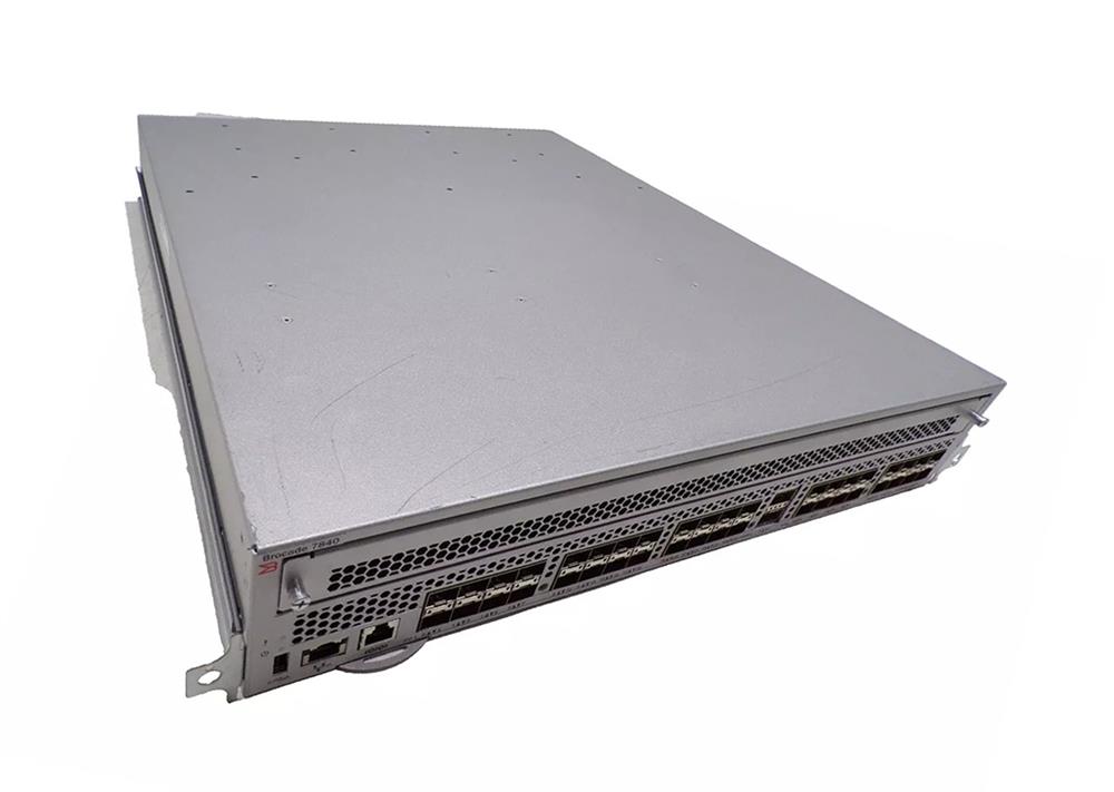 EM-7840-B-001 Brocade 7840 16Gb/s 24 x Ports + 16 x 10GbE Expansion Slots Fibre Channel Manageable 2U Rack-mountable 40 Gigabit Ethernet Extension Switch (Refurbished)