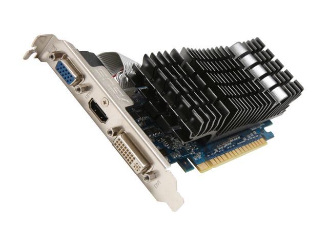 ENGT520SL/DI/2GD3L ASUS Nvidia GeForce GT520 2GB DDR3 64-Bit PCI-Express DVI / HDMI / VGA Low Profile Video Graphics Card
