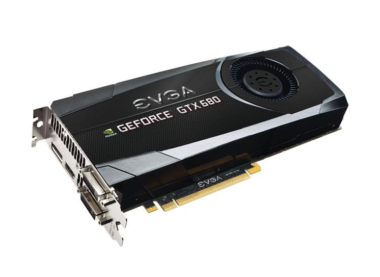 EVGA077 EVGA Nvidia GeForce GTX 680 2GB GDDR5 256-Bit HDMI / DisplayPort / Dual-Link DVI Supported PCI-Express 3.0 x16 Video Graphics Card