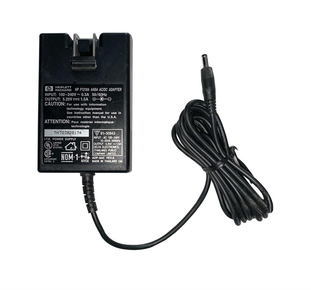F1218A HP AC Adapter 8 W Output Power 5 V DC, 5.3 V DC, 12 V DC Output Voltage 1.50 A Output Current