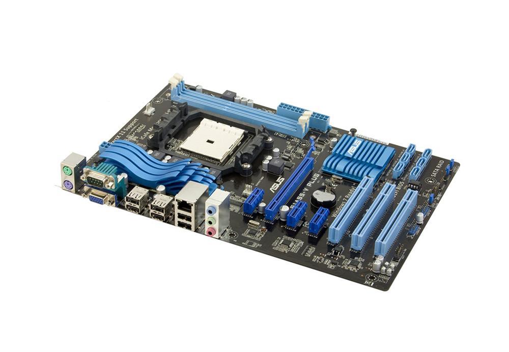 F1A55-V PLUS ASUS Socket FM1 AMD A55 Chipset AMD A-Series/ AMD E2-Series Processors Support DDR3 2x DIMM 6x SATA 3.0Gb/s ATX Motherboard (Refurbished)