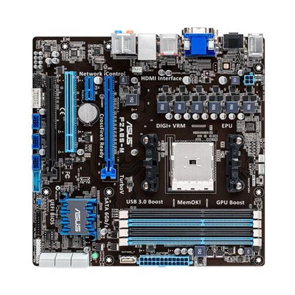 F2A85-M/CSM-A1 ASUS Socket FM2 AMD A85X Chipset AMD Athlon/ A-Series Processors Support DDR3 4x DIMM 7x SATA 6.0Gb/s Micro-ATX Motherboard (Refurbished)