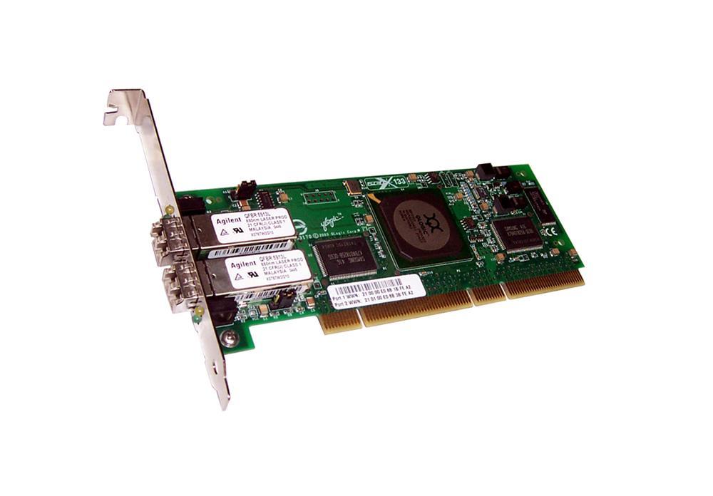 FC5010409-04F Qlogic Dual-Ports LC 2Gbps Fibre Channel PCI-X Host Bus Network Adapter for HP Compatible