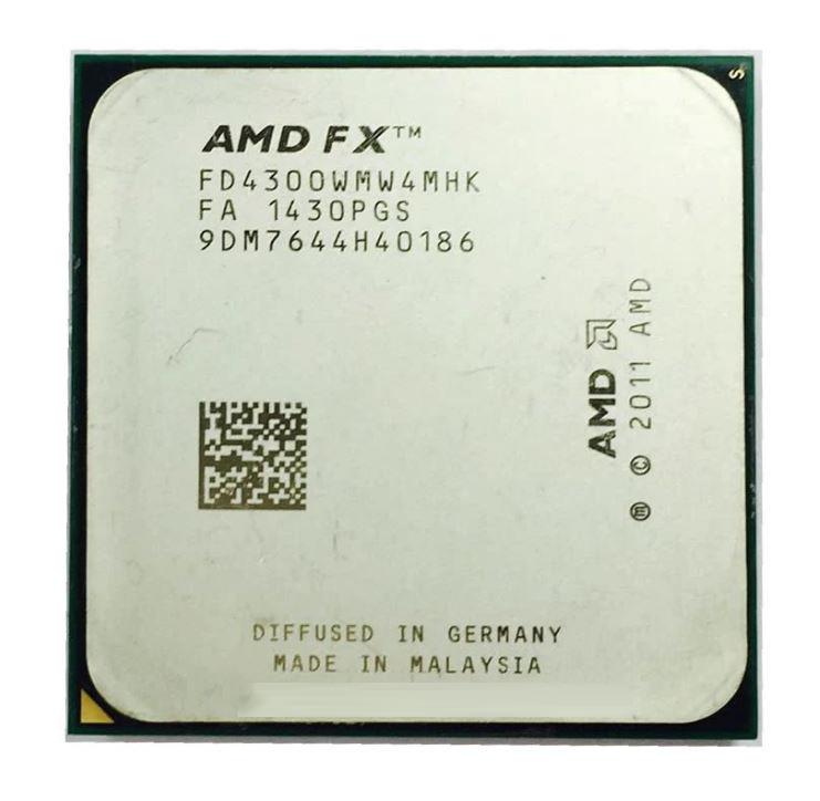 FD4300WMHKMPK AMD FX-Series FX-4300 Quad-Core 3.80GHz 4MB L3 Cache Socket AM3+ Processor