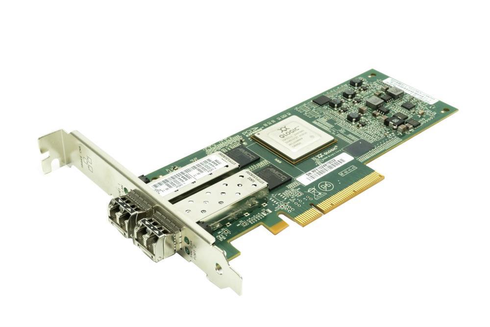 FE0210401-25 QLogic Dual Port 10Gbps Ethernet to PCIe Converged Network Adapter (CNA)