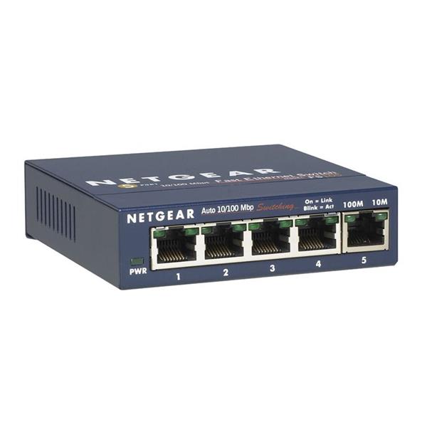 FS105IS NetGear FS105 10/100Mbps Fast Ethernet Switch (Refurbished)
