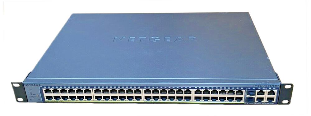 FS752TP NetGear ProSafe 48-Ports 10/100Mbps Stacking Ethernet Smart Switch with 4 Gigabit Ports (Refurbished)