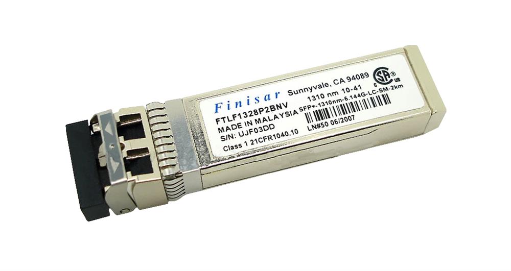 FTLF1328P2BNV Finisar 8Gbps 8GBase-LR Single-mode Fiber 10km 1310nm Duplex LC Connector SFP+ Transceiver Module
