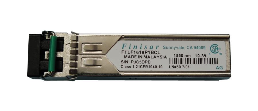 FTLF1619P1BCL Finisar 2.125Gbps 1000Base-ZX Single-mode Fiber 1550nm Duplex LC Connector SFP Transceiver Module