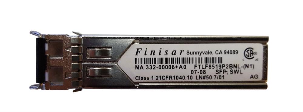 FTLF8519P2BNL-(N1) Finisar 2Gbps 1000Base-SX Multi-mode Fiber 500m 850nm Duplex LC Connector SFP Transceiver Module