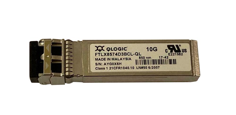 FTLX8574D3BCL-QL Qlogic 10.5Gbps 10GBase-SR/SW Multi-mode Fiber 400m 850nm Duplex LC Connector SFP+ Transceiver Module