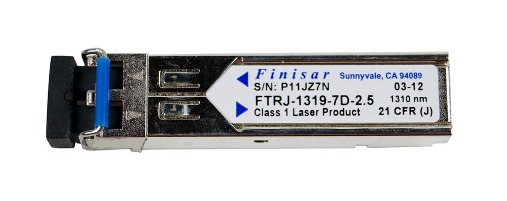 FTRJ-1319-7D-2.5 Finisar 2.125Gbps 1000Base-LX Single-mode Fiber 10km 1310nm Duplex LC Connector SFP Transceiver Module